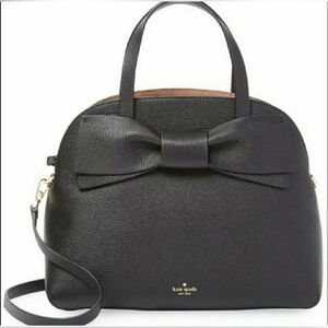 NWT Kate Spade Olive Drive Lottie Satchel Black Bow